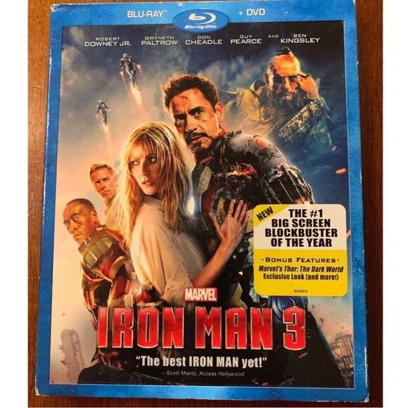 Iron Man 3 Blu-ray + DVD NEW SEALED - Picture 5 of 5